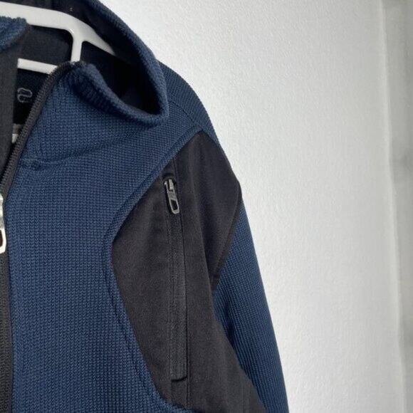 Spyder Mens Jacket Size M Blue Black Long Sleeve Full Zip Warm Color Block - Picture 13 of 16